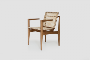 Cadeira Oscar Palha Com Braços